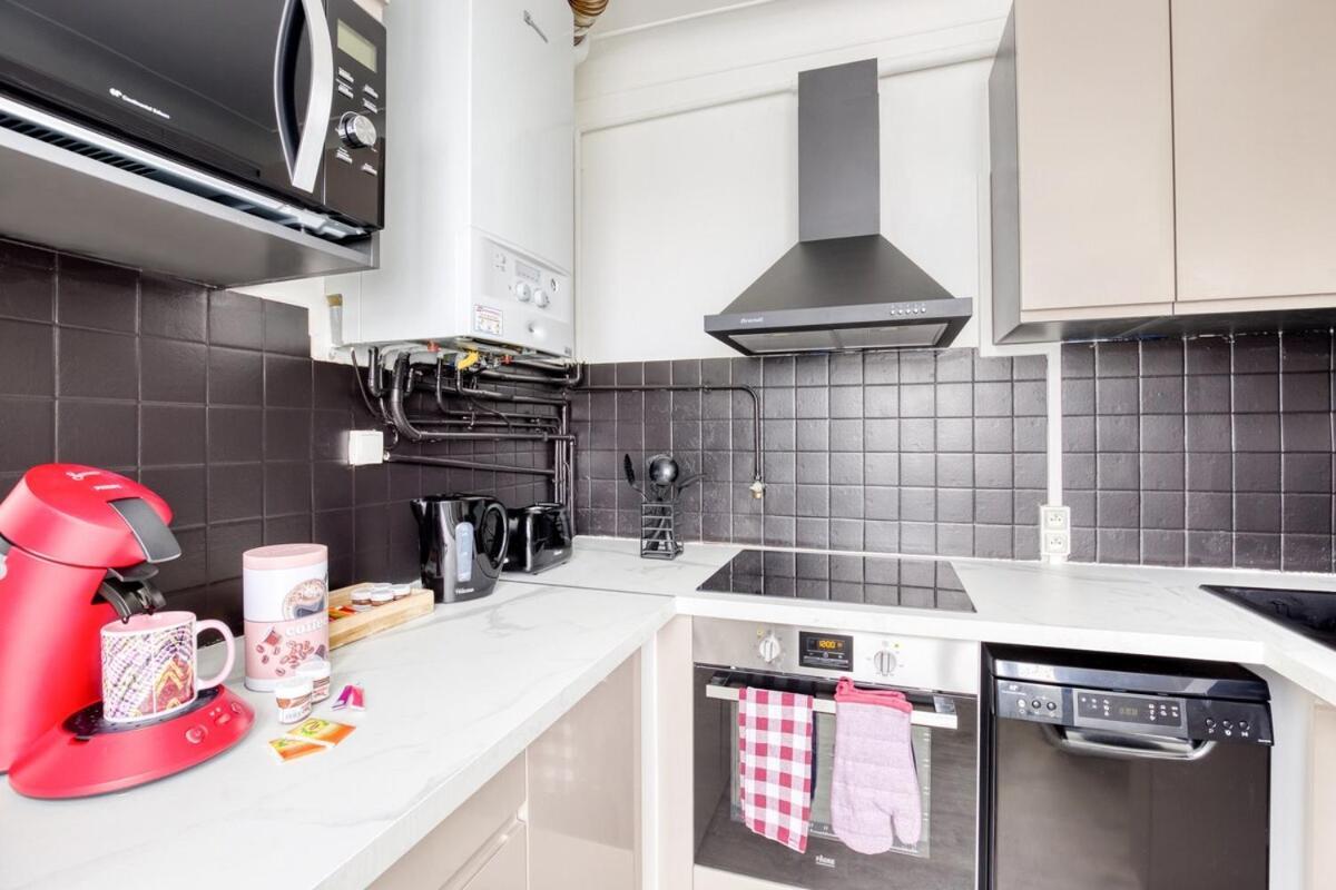 Cosy 4 Personnes - Parking Gratuit - Centre Paris 15 Min Metro 4 Apartment
